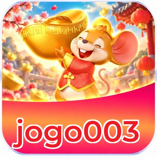 Interface da plataforma jogo003 mostrando slots populares e bônus de boas-vindas